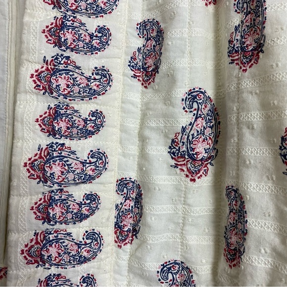 J. Jill Quilted Paisley Villa Jacket Porcelain - Picture 11 of 14